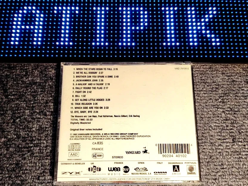 The Weavers' Almanac CD 1991 | Zeldzame Europese editie van een folkklassieker! 💥 – photo 2